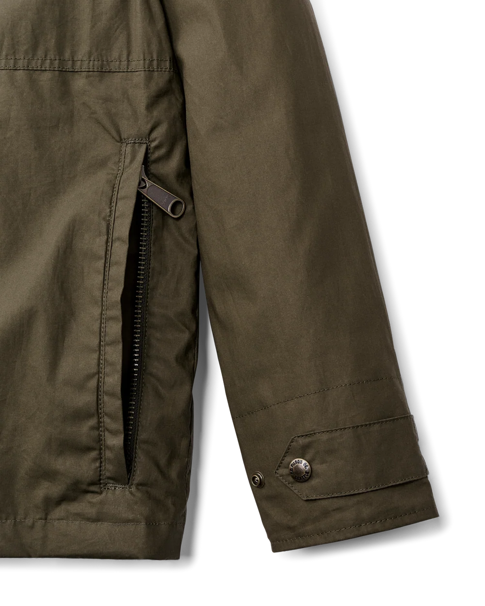 Dry Wax Short Field Jacket - BURNT OLIVE