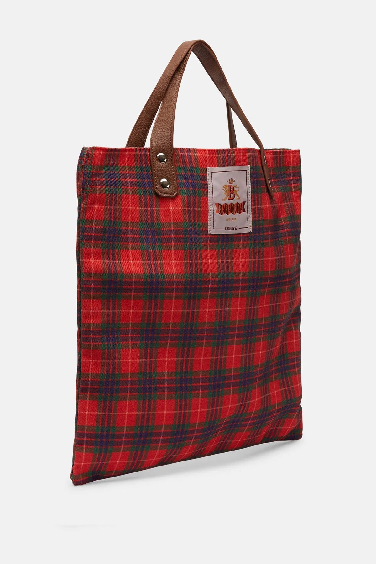 BARACUTA TARTAN TOTE - RED FRASER