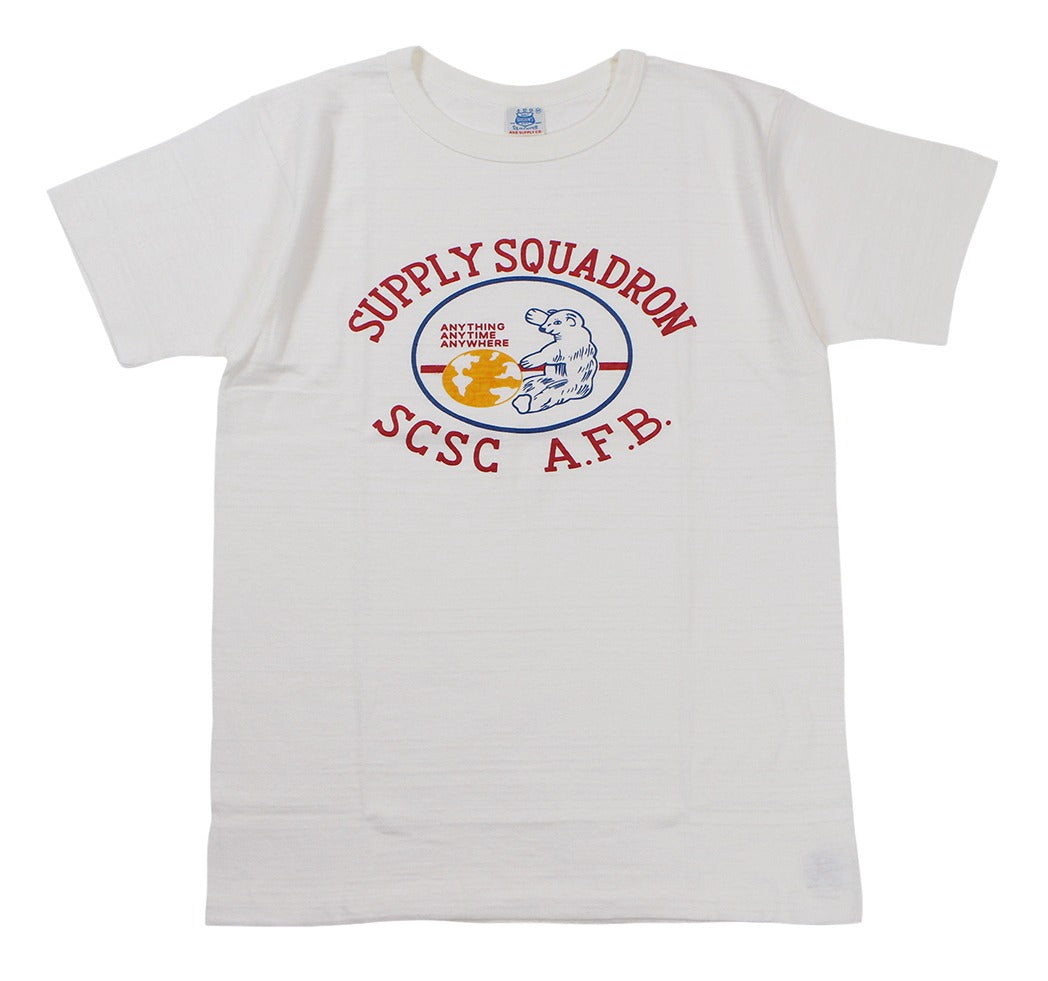 JG-CS06 SUPPLY SQUADRON T-SHIRTS - OFF WHITE