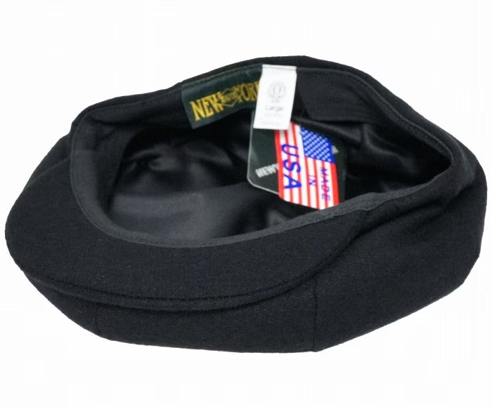 WOOL NEWSBOY - BLACK