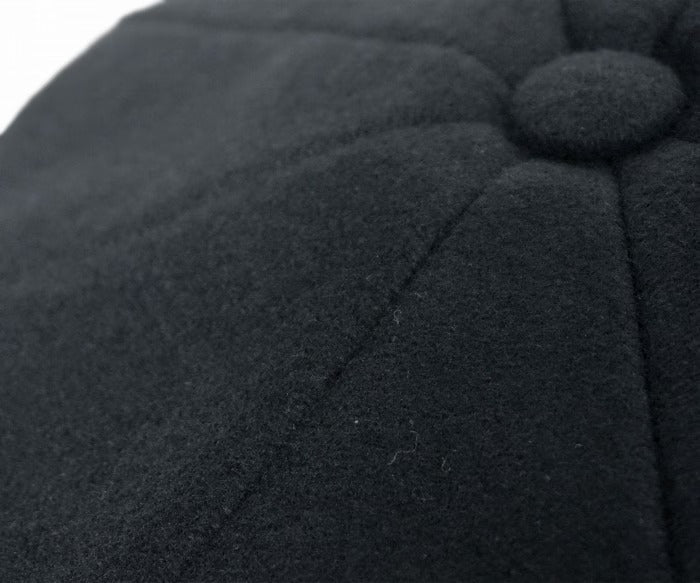WOOL NEWSBOY - BLACK