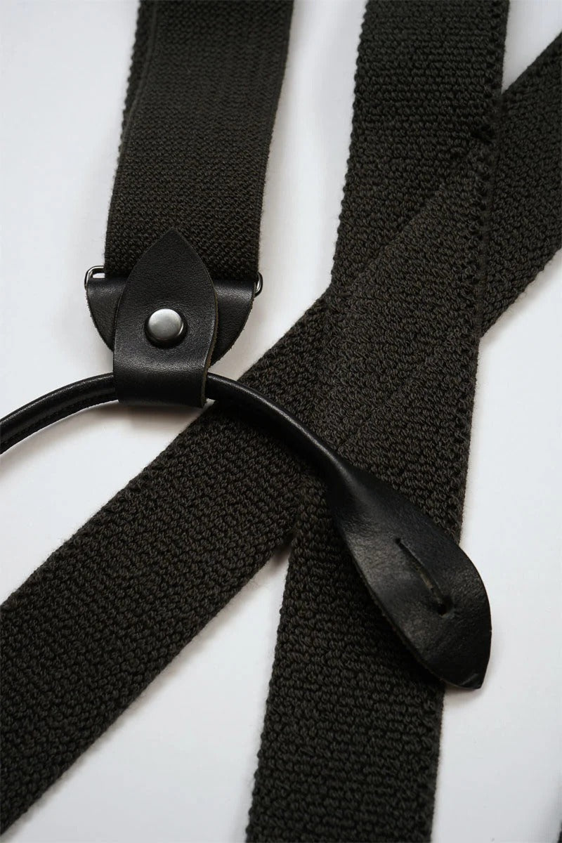 US ARMY SUSPENDER - CHARCOAL GRAY