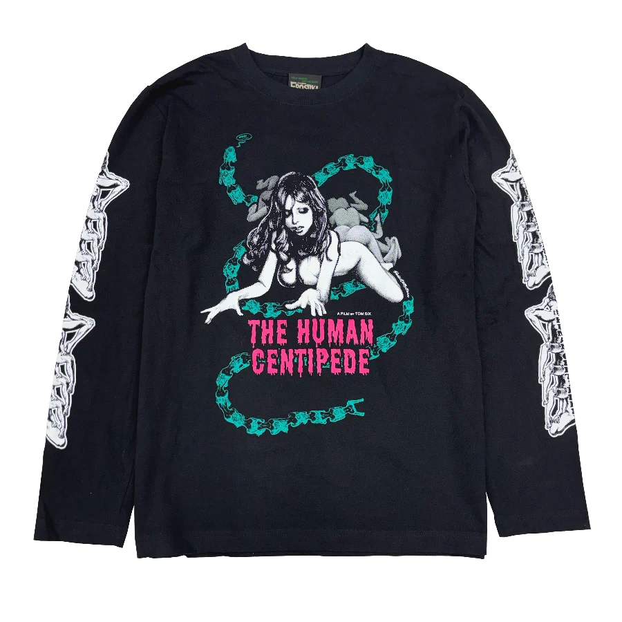 The Human Centipede x Rockin' Jelly Bean Long Sleeve T-shirt - BLACK