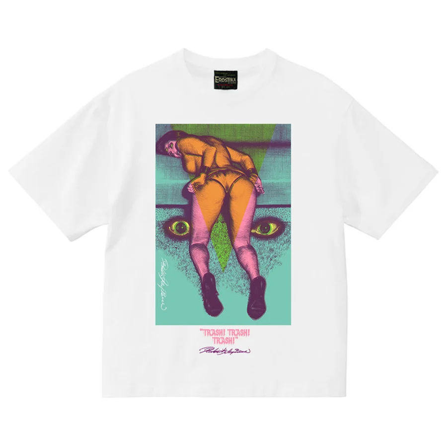 “TEMPTATION EYES” Square T-Shirt - WHITE