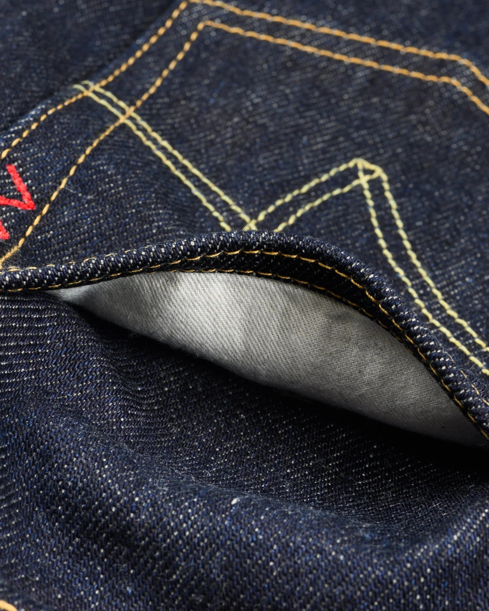 IH-666S-21 21oz Selvedge Slim Straight Cut - INDIGO