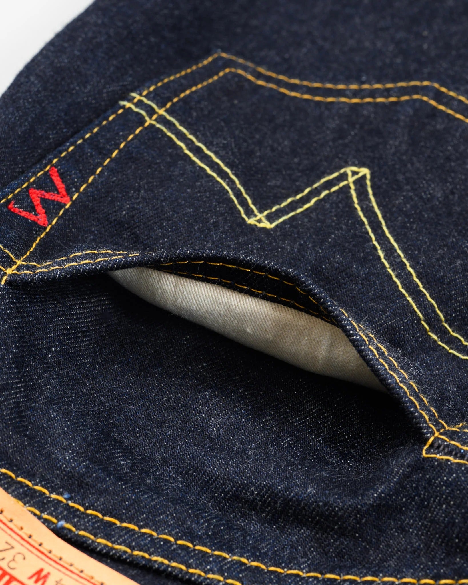 IH-634S-142 14oz Selvedge Straight Cut - INDIGO