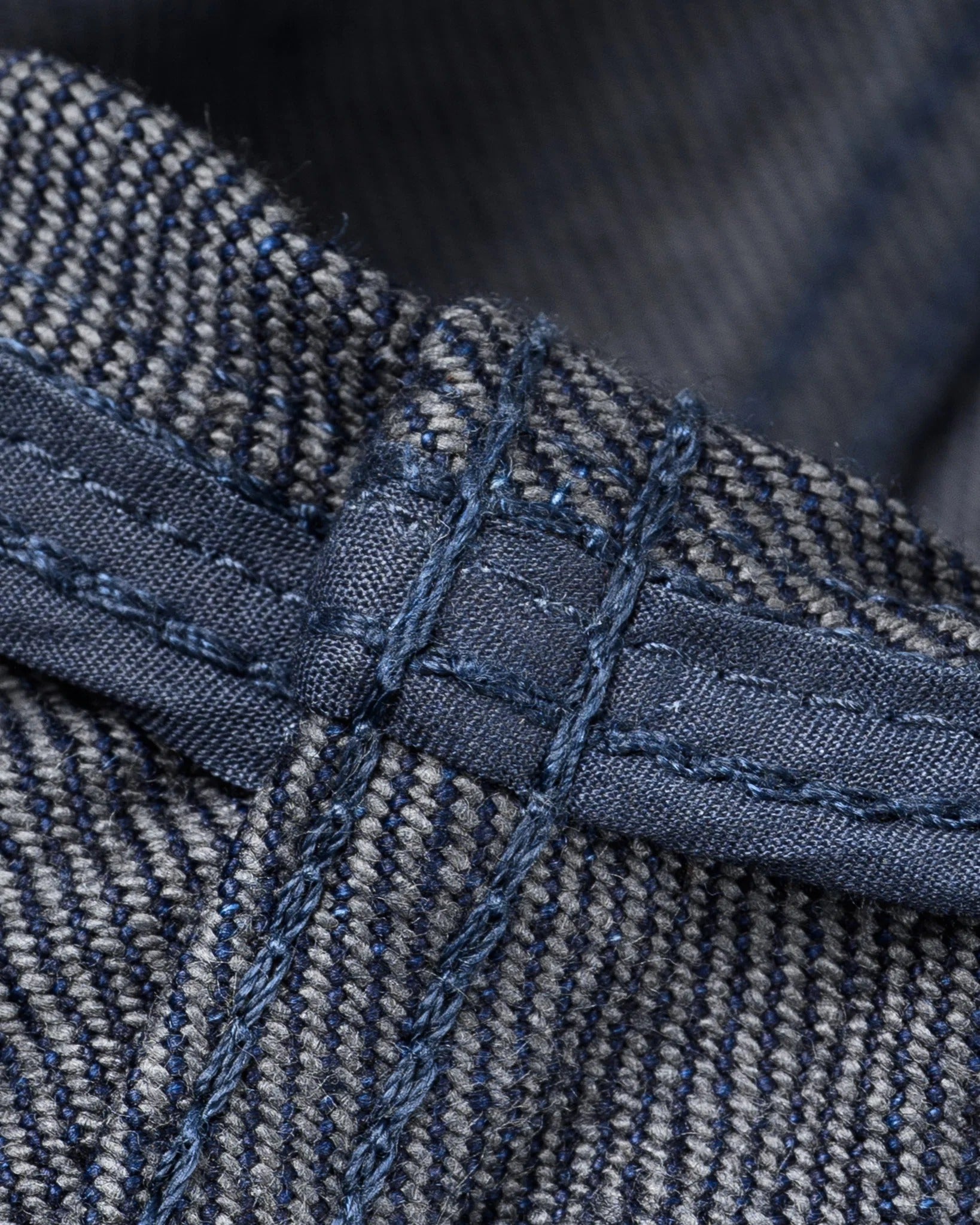 IHJ-140-IG 19oz Selvedge Denim Type I Jacket - INDIGO/GREY