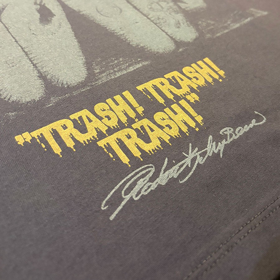 “TRASH! TRASH! TRASH!” Square T-Shirt - FADED BLACK