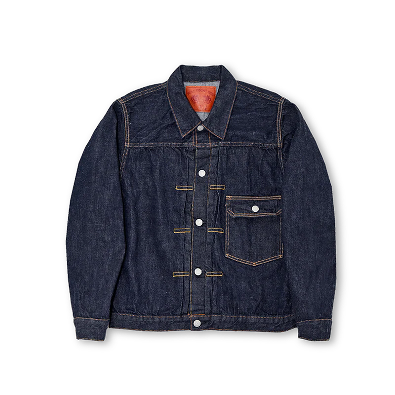 S2107SSW WWII Model 11.5oz Denim Jacket (One Wash) - INDIGO