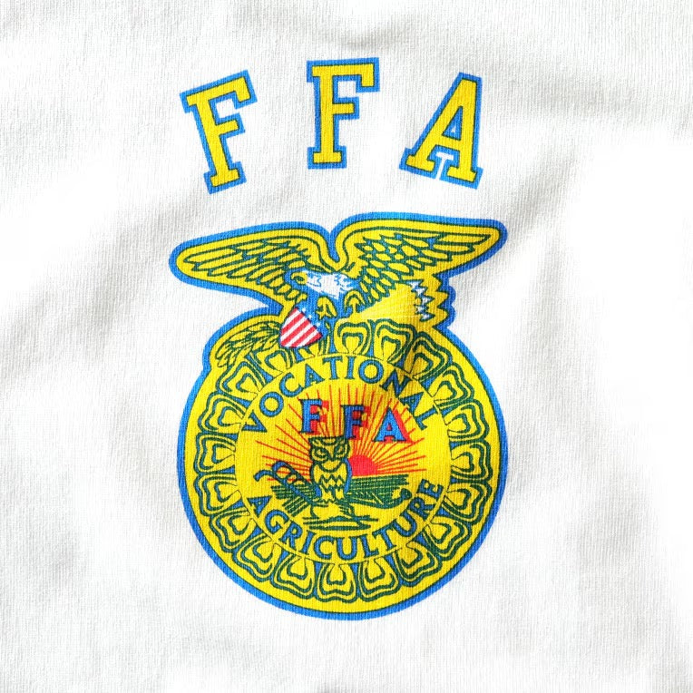 22452 PRINT RINGER TEE (FFA) - BLACK/WHITE