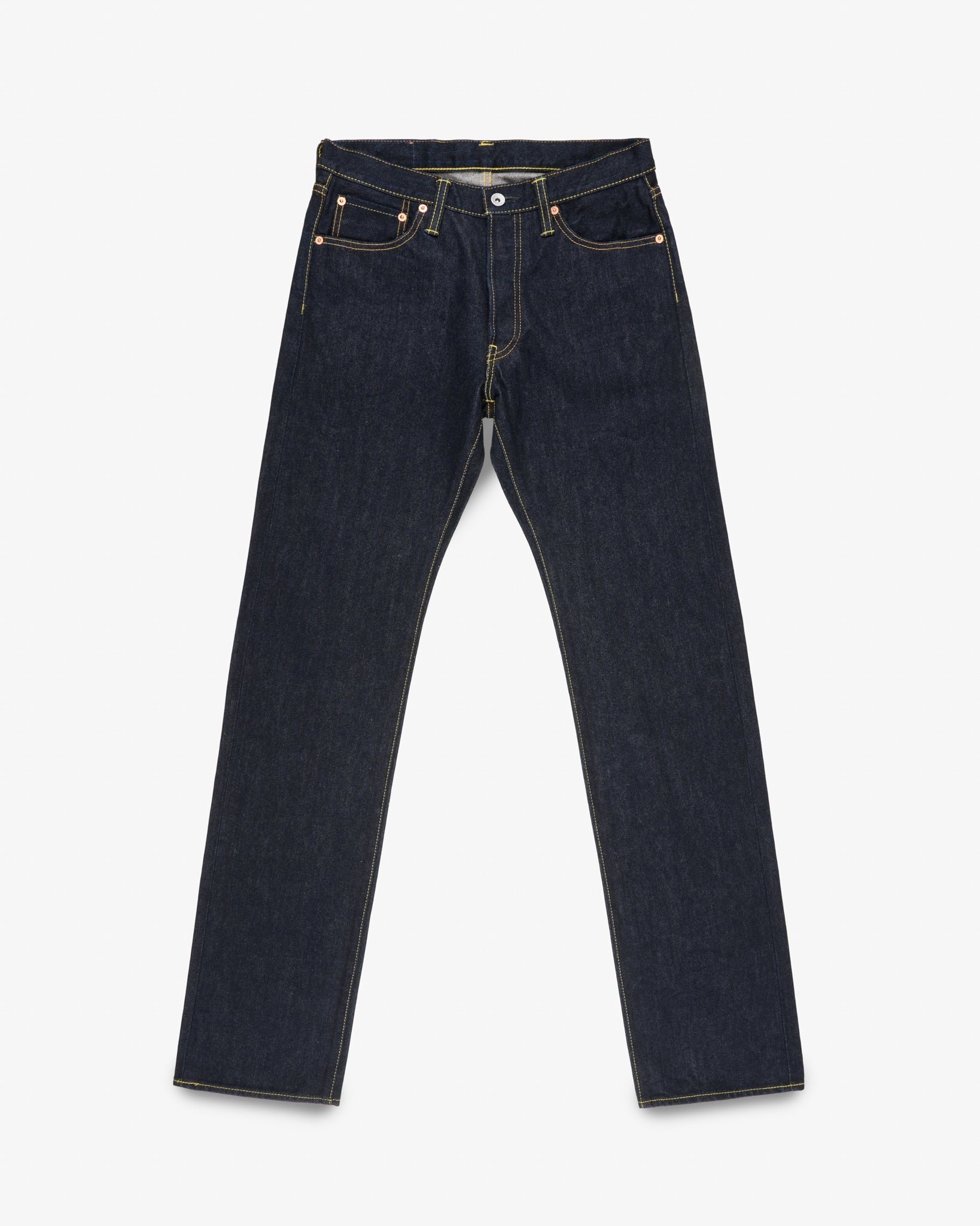 IH-634S-142 14oz Selvedge Straight Cut - INDIGO