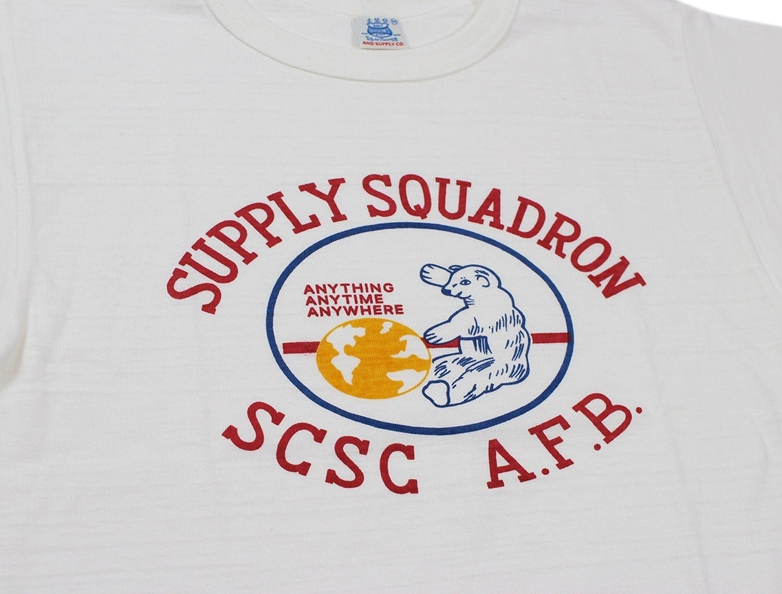JG-CS06 SUPPLY SQUADRON T-SHIRTS - OFF WHITE
