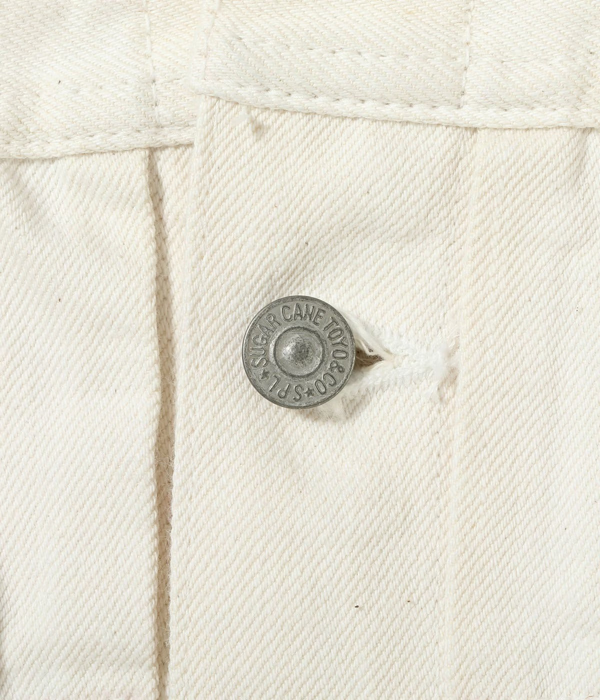 SC15720 13oz. WHITE DENIM JACKET 1953 MODEL - WHITE