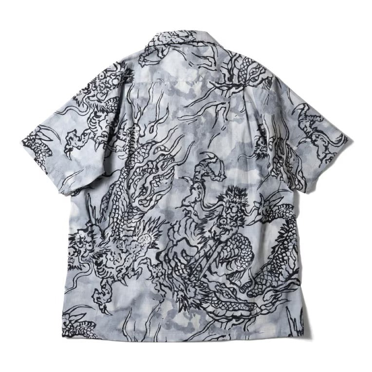 41355 ALOHA SHIRT (DRAGON) - OFF WHITE