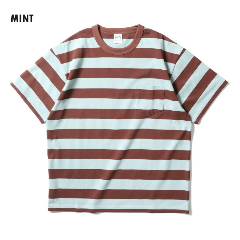 22393 H/W BORDER TEE  - MINT