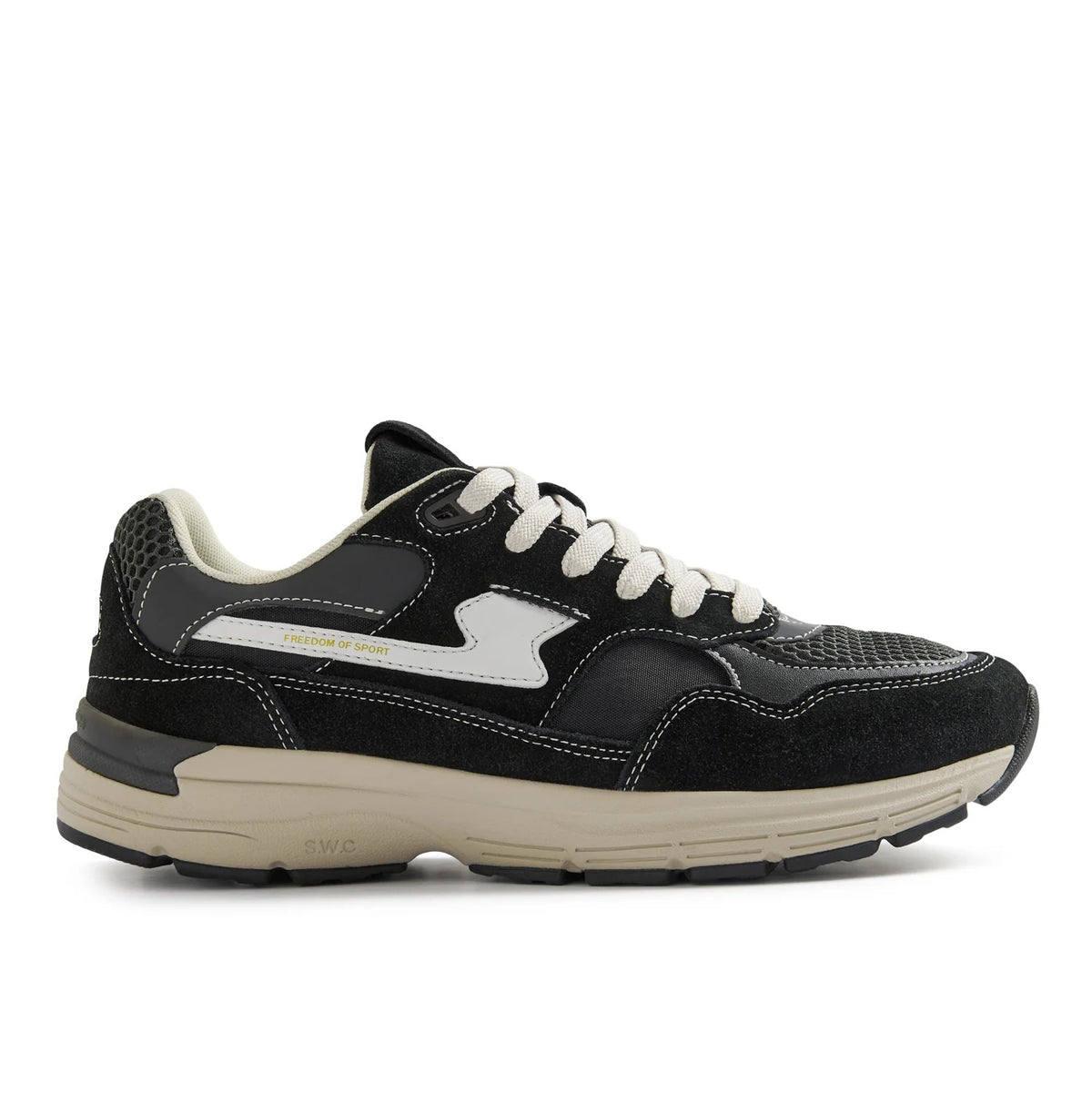AMIEL S-STRIKE SUEDE MIX - BLACK III