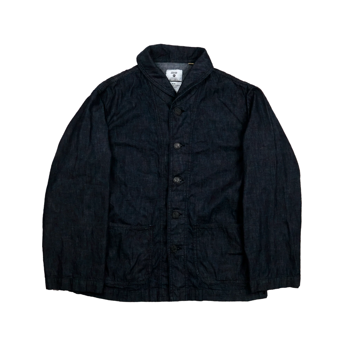 2052-1 USN Shawl Collar Denim Coverall - INDIGO