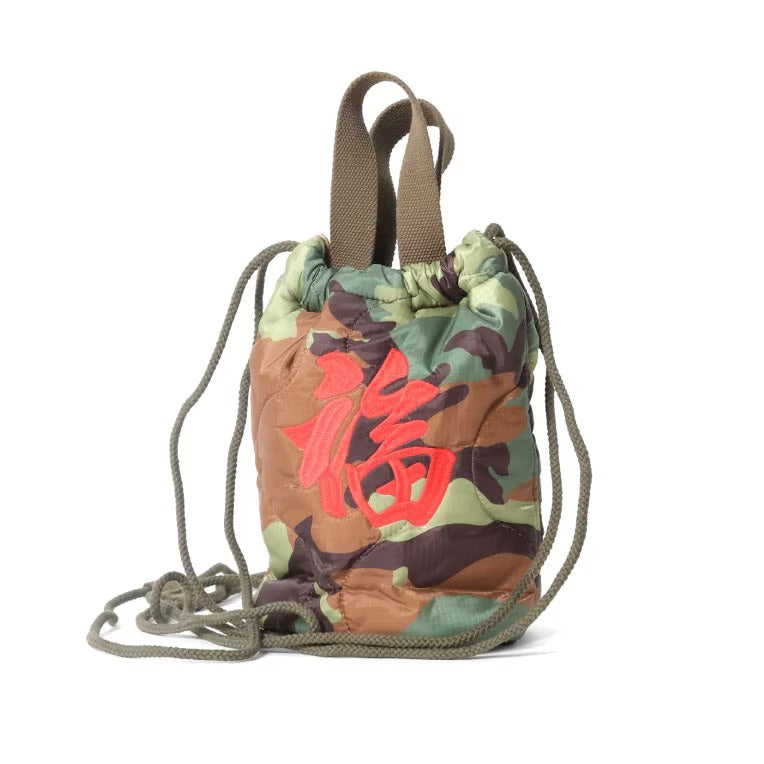 6844 EMB QUILTING EFECT BAG (TIGER) - WOOD