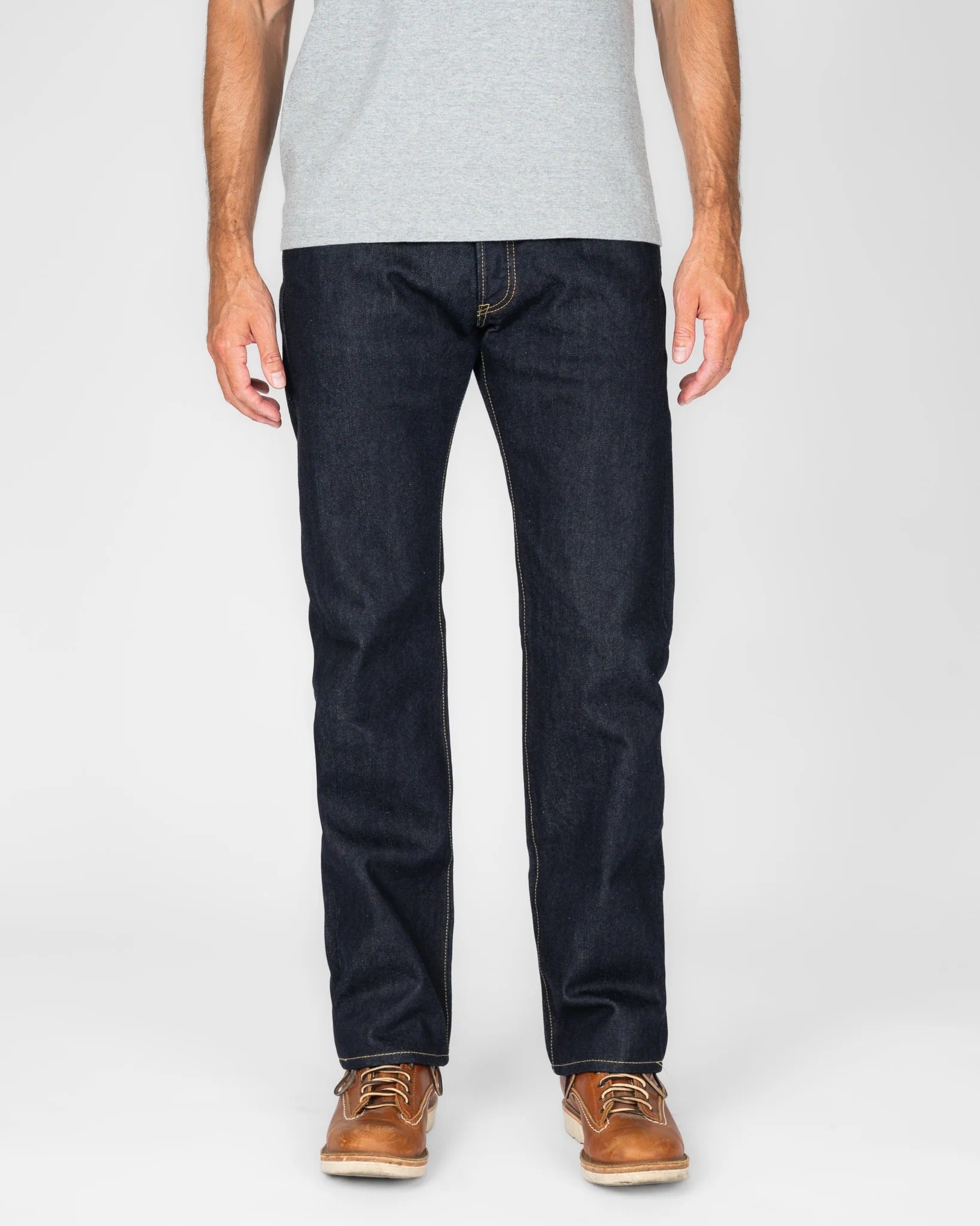IH-634S-142 14oz Selvedge Straight Cut - INDIGO