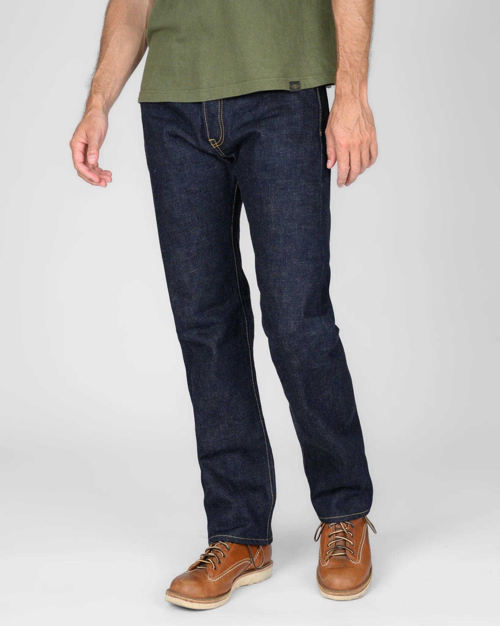 IH-634S-18 18oz Vintage Selvedge Straight Cut - INDIGO