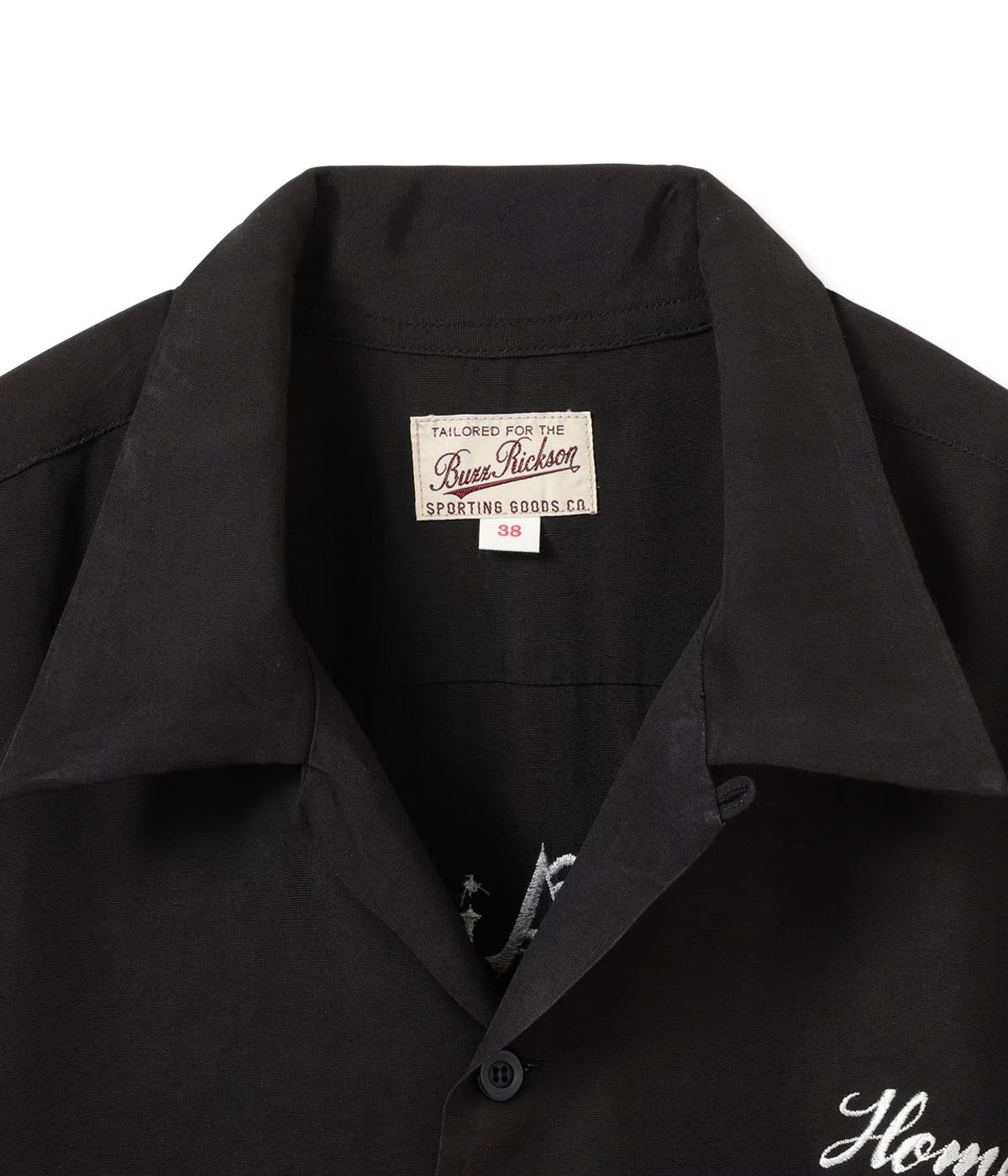 BR39735 BOWLING SHIRT STRATEGIC AIR COMMAND - BLACK