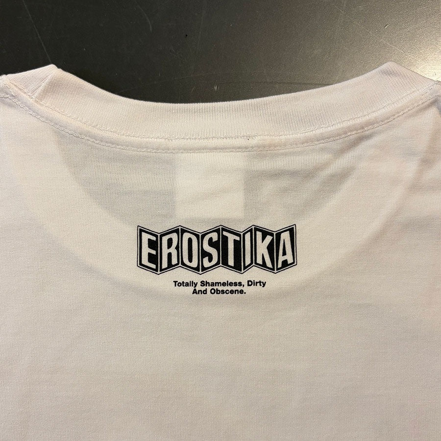 “ONE ROOM SEX SABATO” Square T-Shirt - WHITE