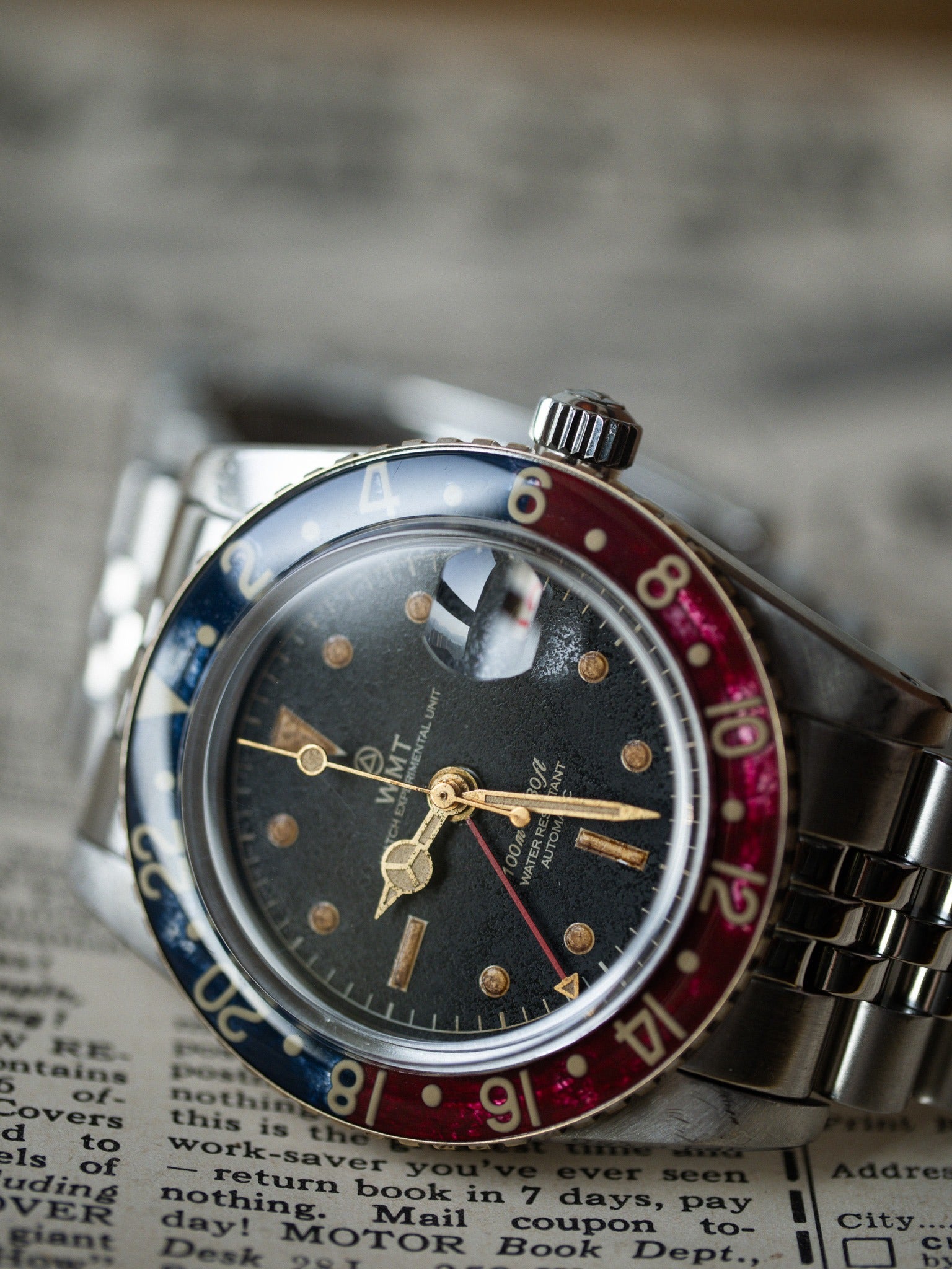 PANTON MKII - BLACK DIAL / HEAVY AGED