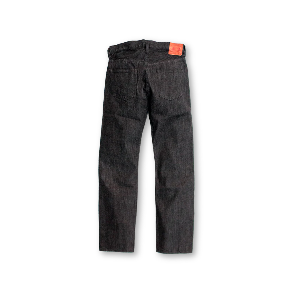 0105BK Wide Black Denim - BLACK