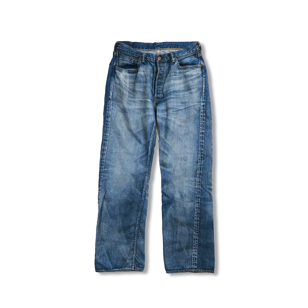 S0105SSHW WWII Model 11.5oz Denim Pants HW “Master Of Reality” - INDIGO