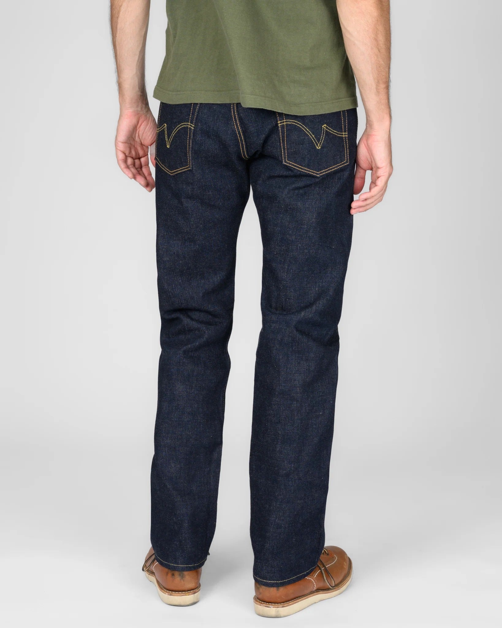 IH-634S-18 18oz Vintage Selvedge Straight Cut - INDIGO