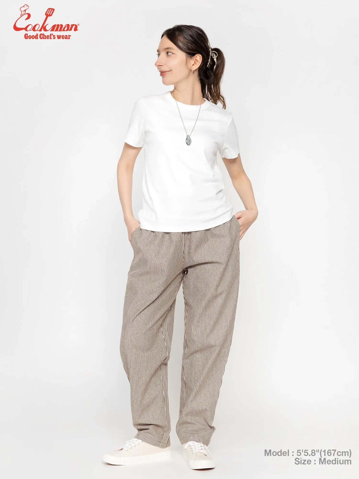 CHEF PANTS HICKORY - BROWN