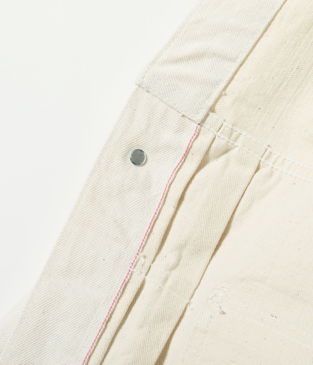 SC15720 13oz. WHITE DENIM JACKET 1953 MODEL - WHITE