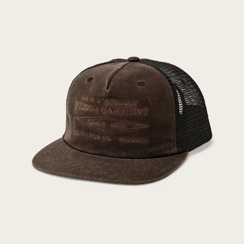 Diamond Trucker Mesh Cap - BROWN