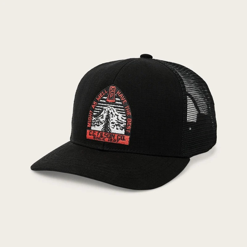 Forestry Logger Mesh Cap - FADED BLACK