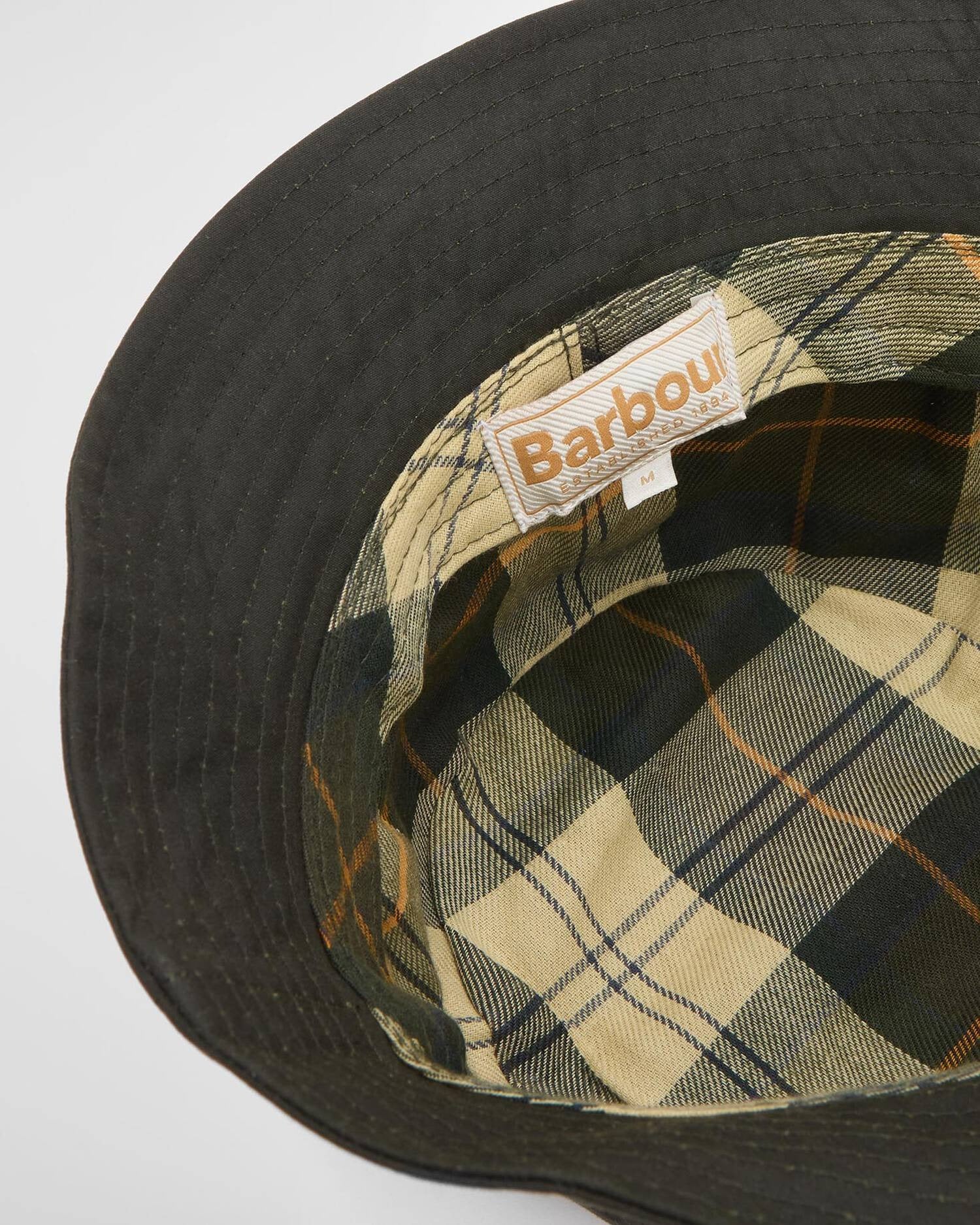 BELSAY WAX BUCKET HAT - FERN