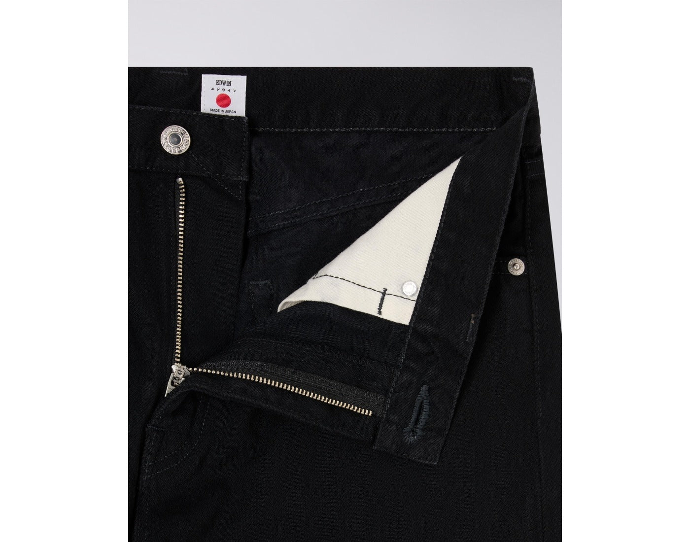 EU32Z-401 SLIM TAPERED - BLACK UNWASHED