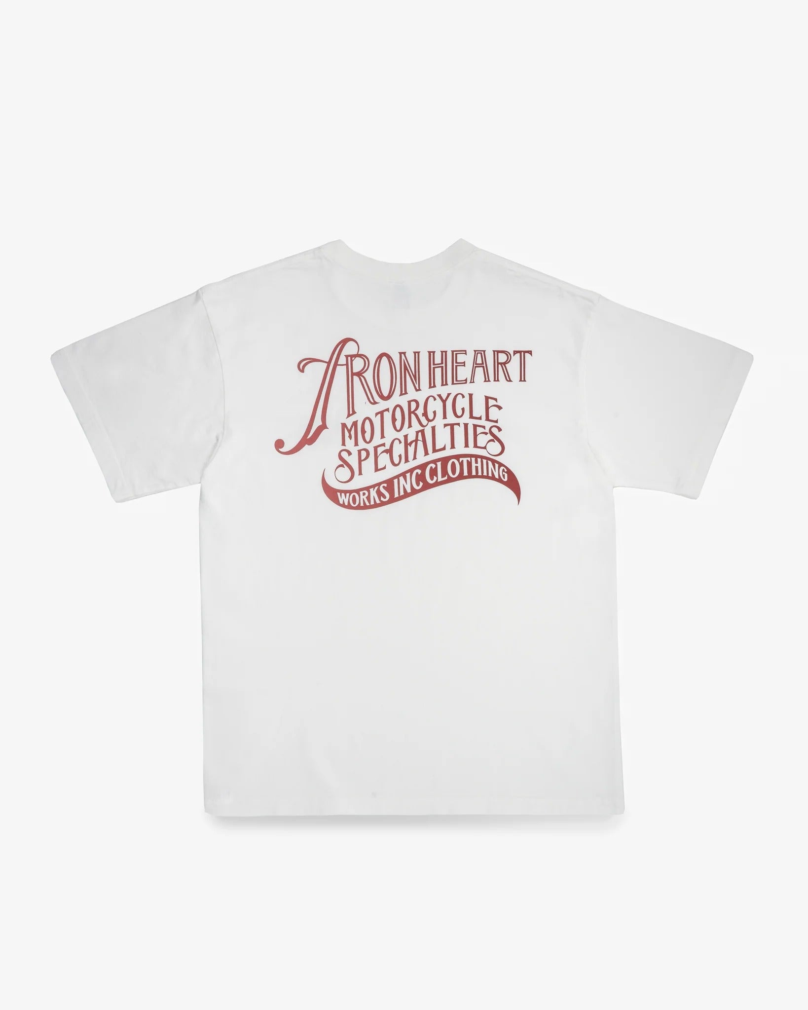 IHT-2501 7.5oz Printed Loopwheel Crew Neck T-Shirt - WHITE