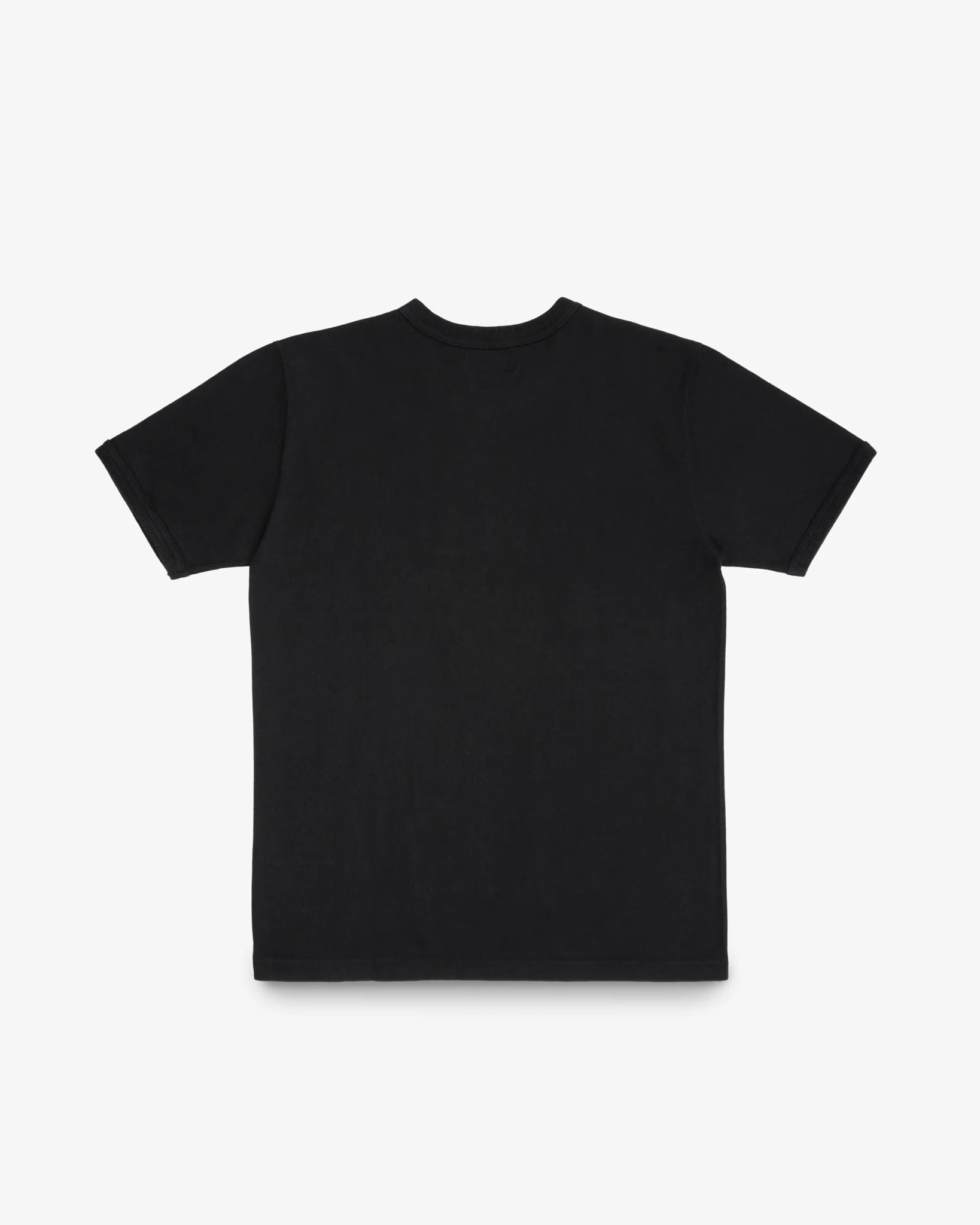 IHT-1600 11oz Cotton Knit Crew Neck T-Shirt - BLACK