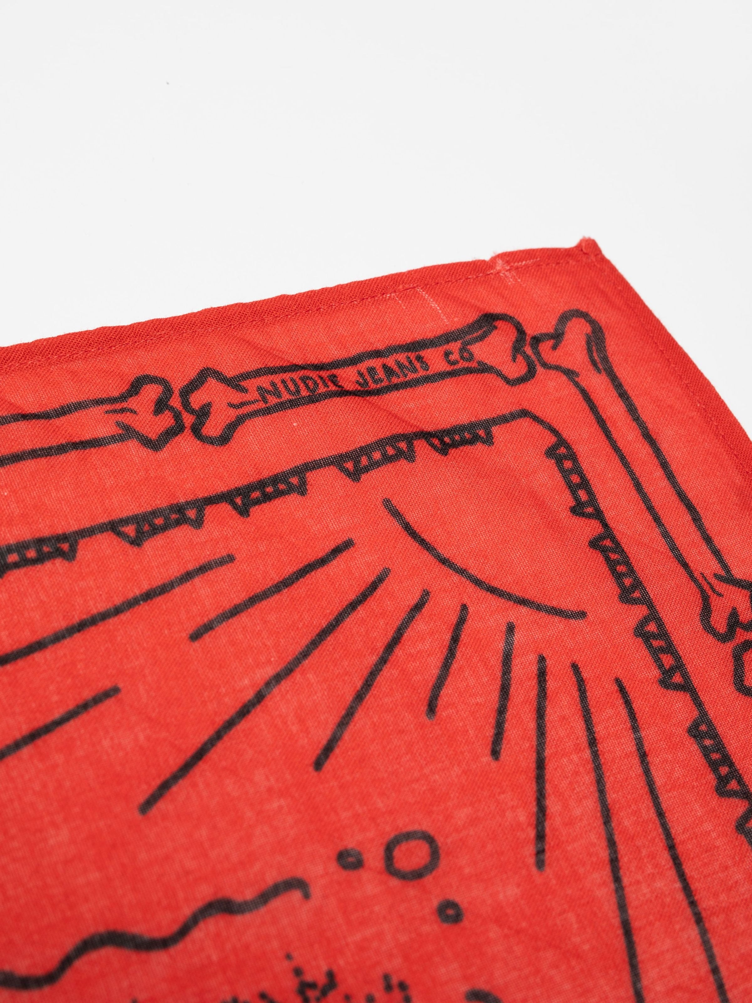 Ingrid Bandana Double Cross - Red