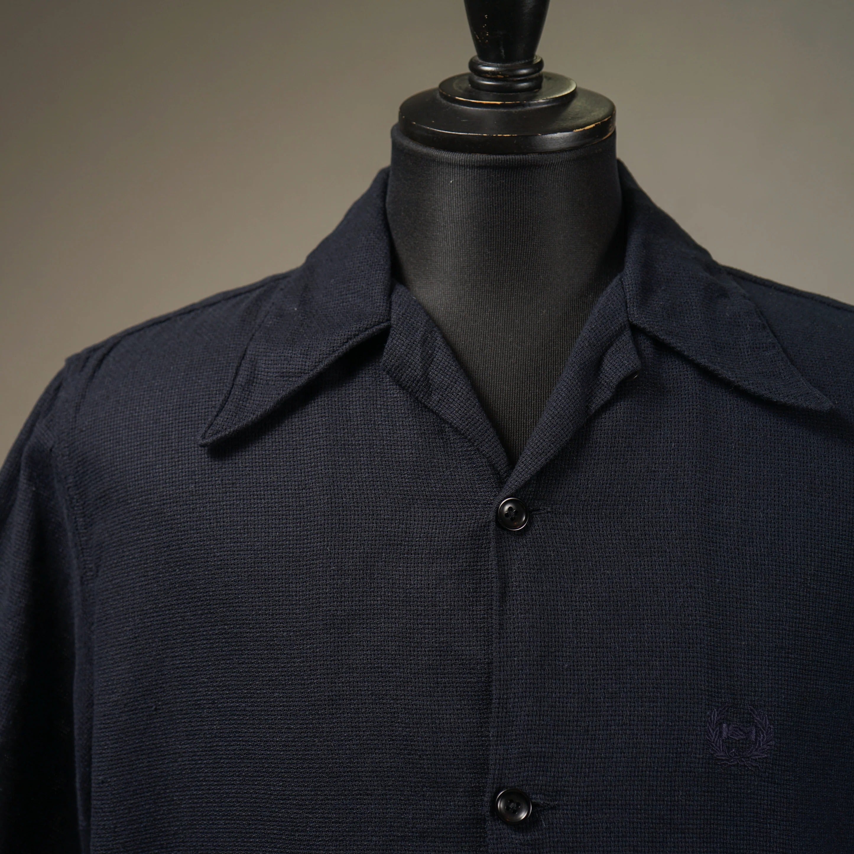 TROPICAL - S/S BACK PANEL SHIRTS - NAVY