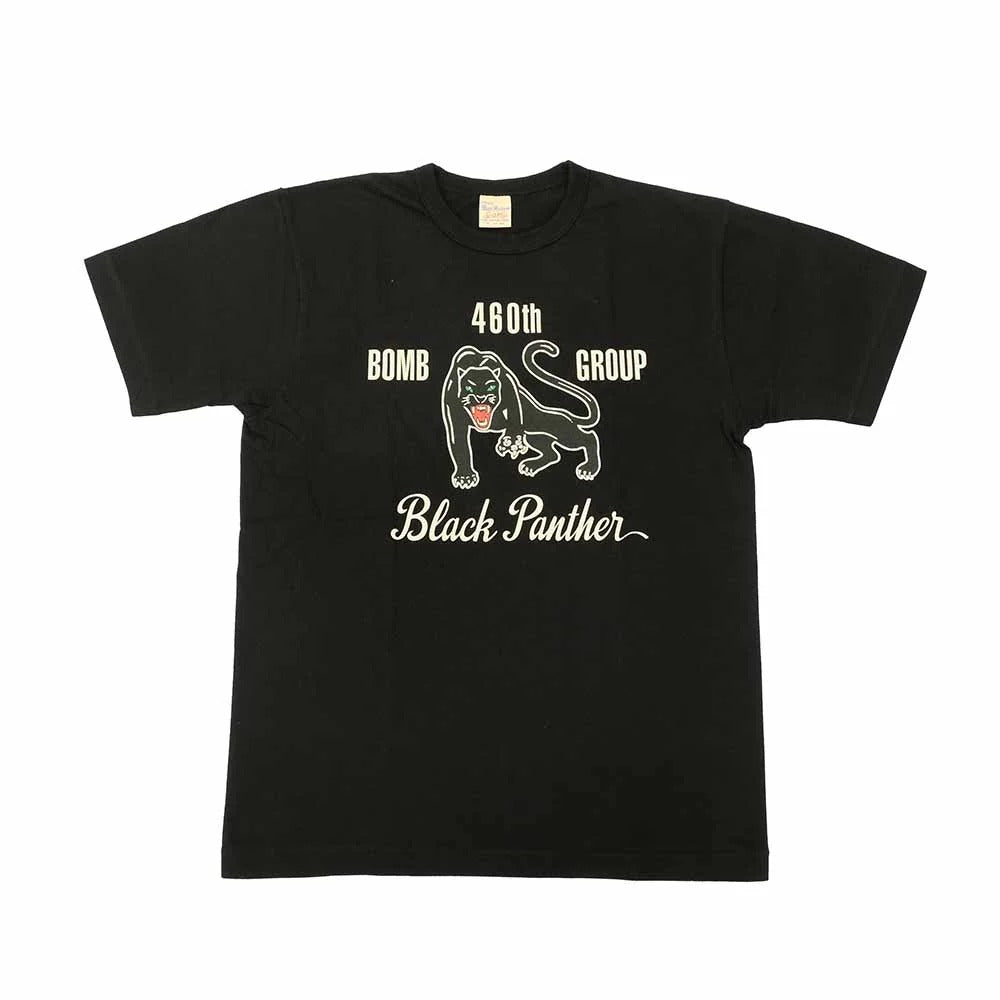 BR79575 GOVERNMENT ISSUE T-SHIRT 460th Bomb. SQ. Black Panther - BLACK