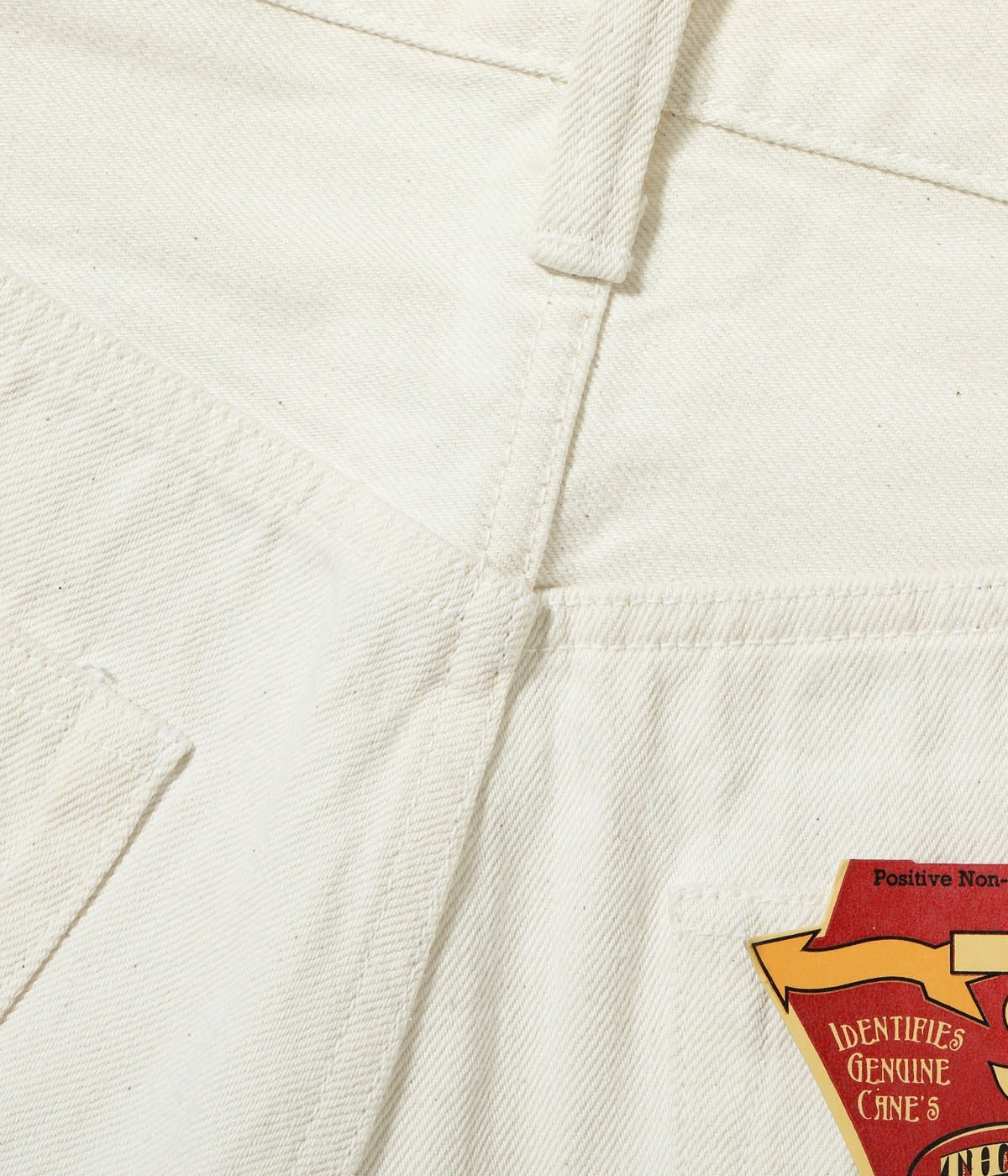 SC42560 13oz. WHITE DENIM “1947 MODEL” (REGULAR STRAIGHT) - WHITE