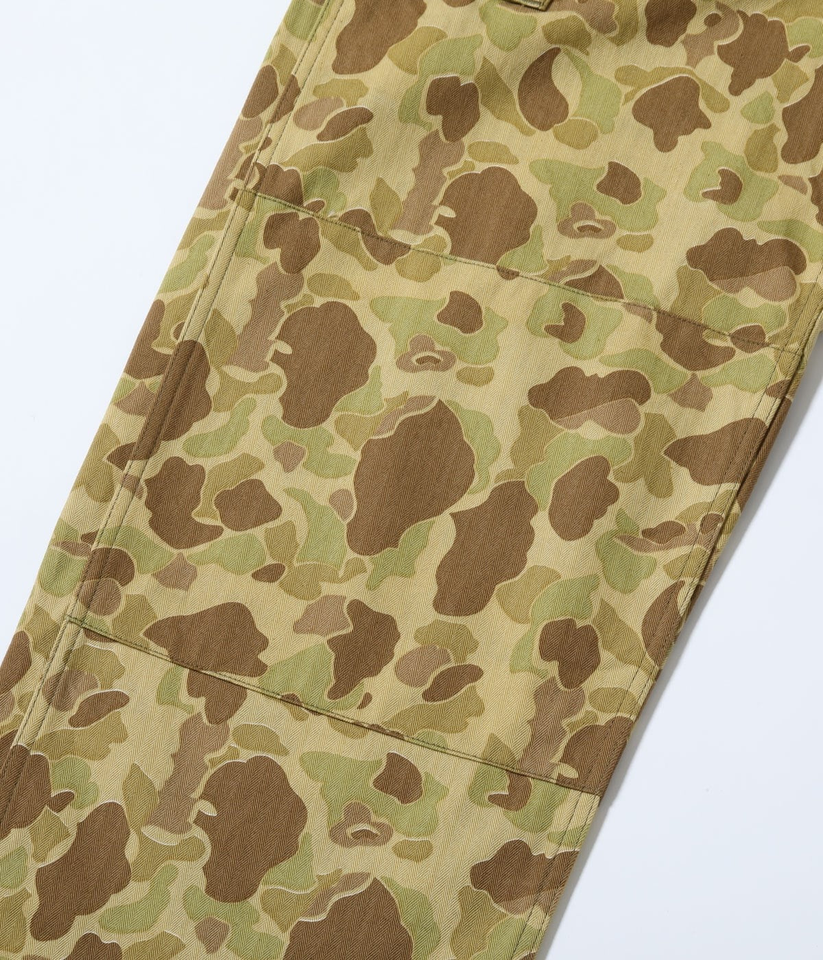 BR42585 TROUSERS HERRINGBONE TWILL CAMOUFLAGE - CAMOUFLAGE