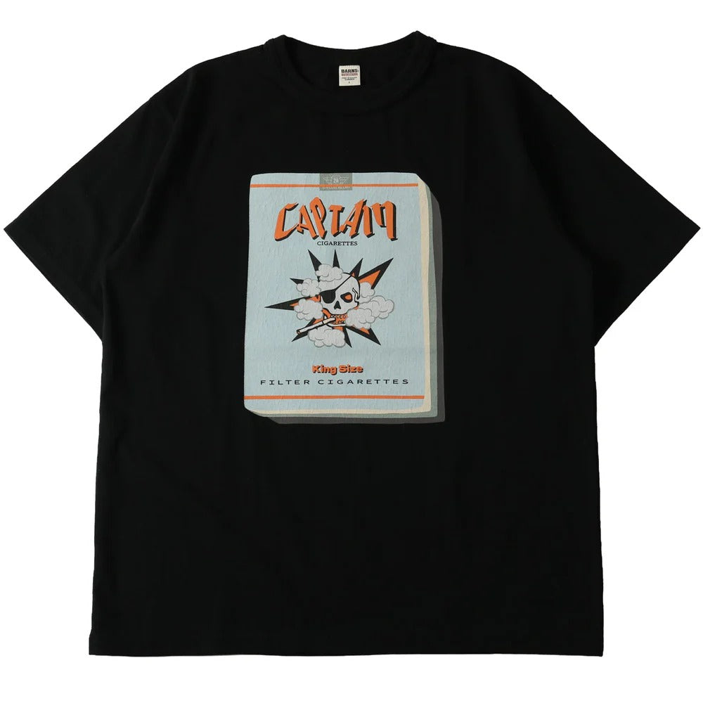 BR-25281 "STANDARD" 18/- OE Tough neck S/S Print T-shirt Limited Item - BLACK