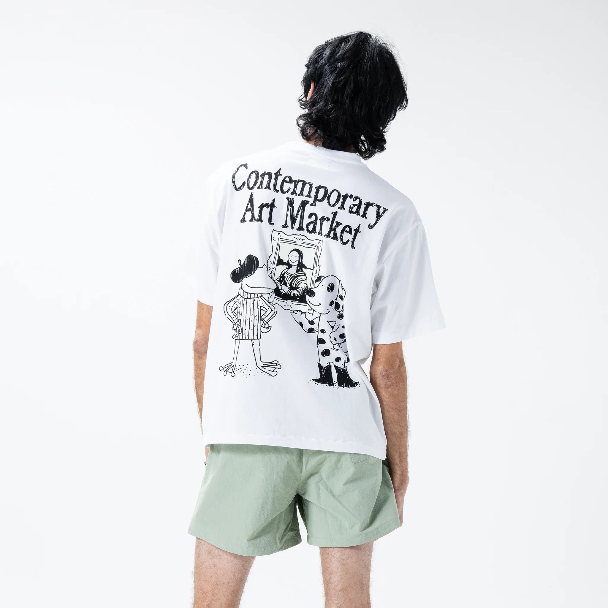 SMILEY MUSEUM UV T-SHIRT - WHITE