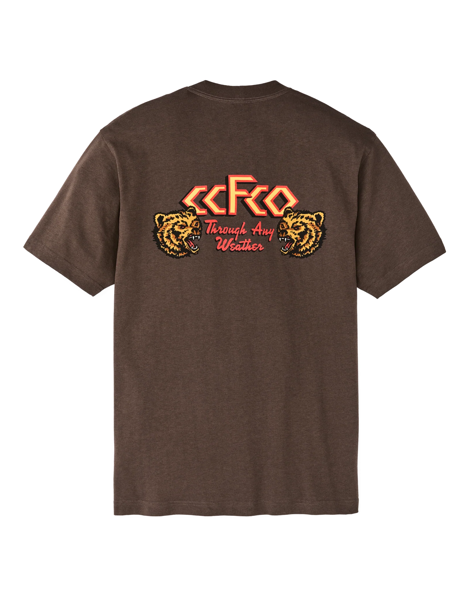 ANY WEATHER GRAPHIC T-SHIRT - DARK BROWN/ANY WEATHER