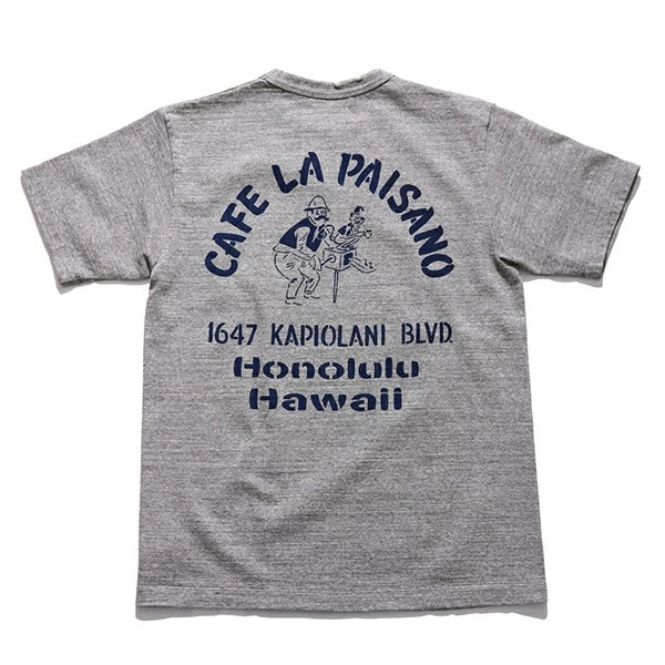 SS79544 S/S SLUB YARN T-SHIRT CAFÉ LA PAISANO - H.GRAY