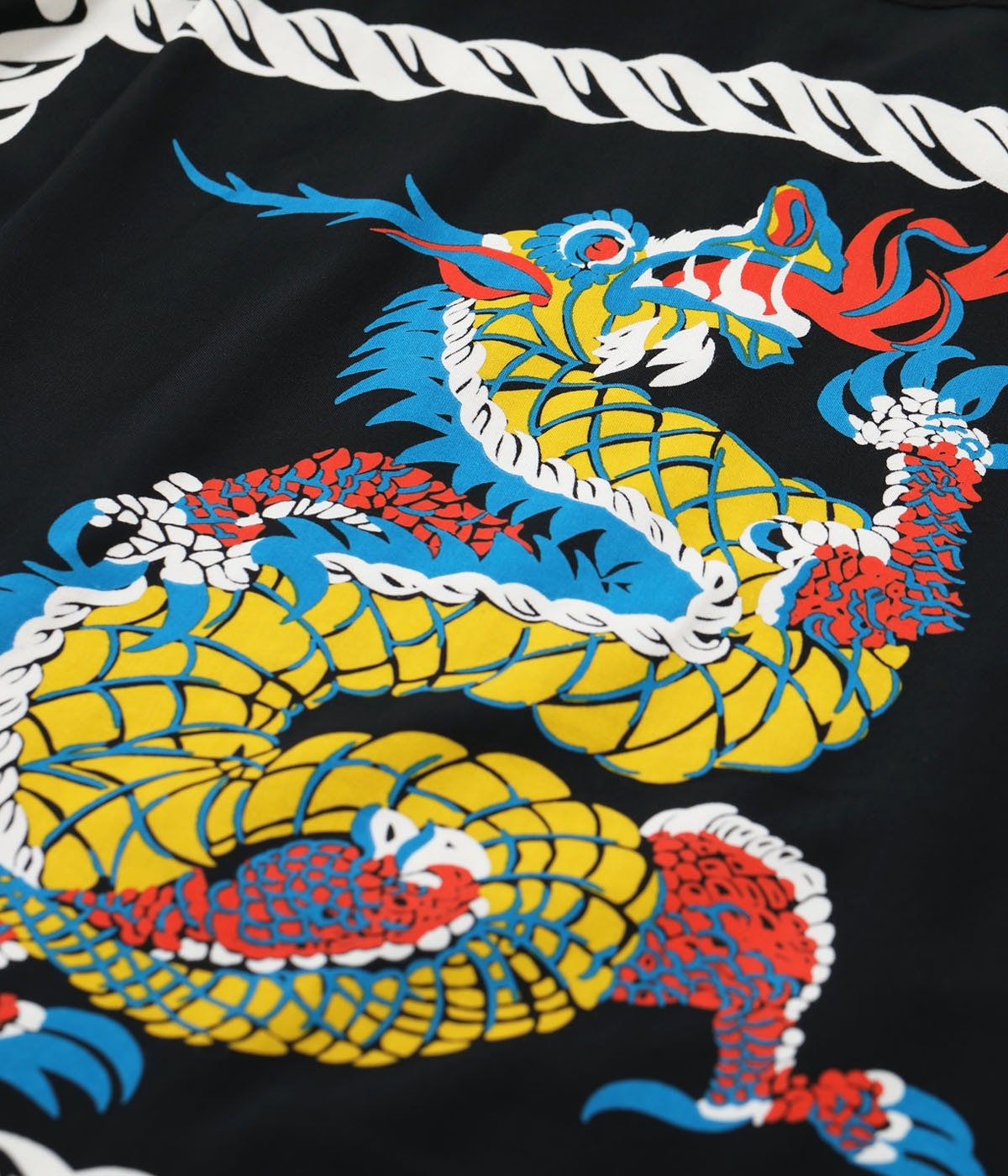 SS39529 SUN SURF SPECIAL EDITION “DRAGON” (SHORT SLEEVE) - BLACK