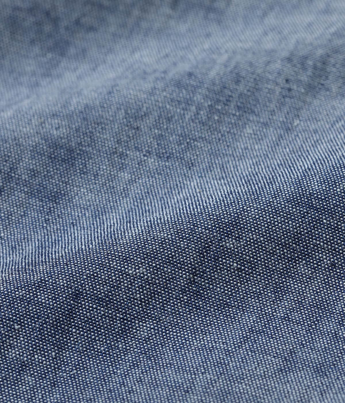 SC39527 CHAMBRAY WORK SHIRT WITH CHAIN ??EMBROIDERED - BLUE