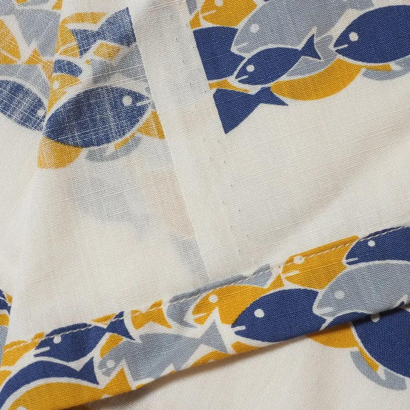 JG-18 SCHOOL OF FISH SHIRT - BLUE